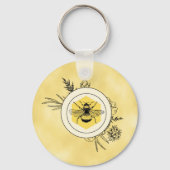 Bee Keychain Schlüsselanhänger (Rückseite)