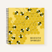 Bee Kid's Niedliche Biene Notizblock (Vorderseite)