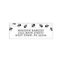 Bee Kid's Niedliche Briefmarke der Bienenstock-Rüc