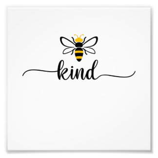 Bee Kind Anti-Bullying be Kind Orange Fotodruck