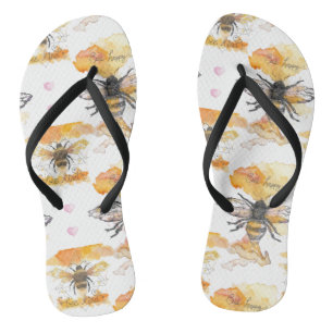 Bee Kind - Bee Happy Badesandalen