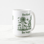 Bee Kind Bee Happy for Environmental educators Kaffeetasse (VorderseiteRechts)
