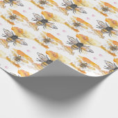 Bee Kind - Bee Happy Geschenkpapier (Ecke)