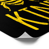 Bee Kind Beekeeper Honey Bee Pun Poster (Ecke)