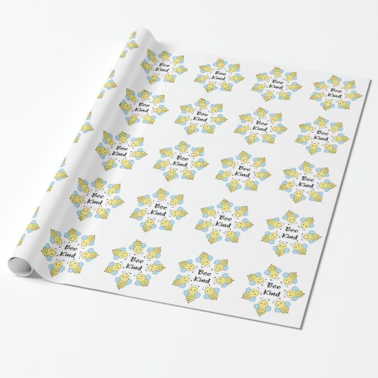 Bee Kind Bees Geschenkpapier (Ungerollt)