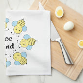 Bee Kind Bees Geschirrtuch (Viertel Falte)