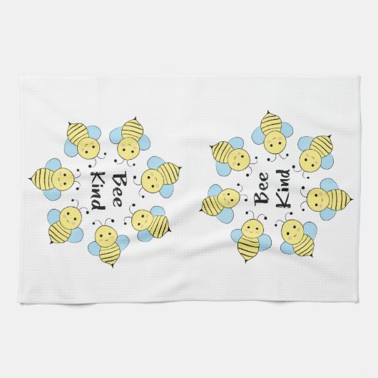 Bee Kind Bees Geschirrtuch (Horizontal)