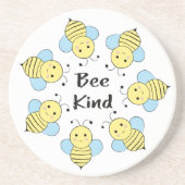 Bee Kind Bees Getränkeuntersetzer (Vorne)