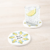 Bee Kind Bees Getränkeuntersetzer (Seite)