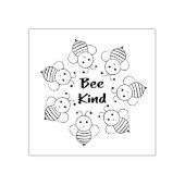 Bee Kind Bees Gummistempel (Prägung)