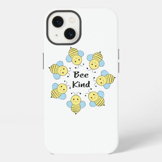 Bee Kind Bees iPhone Hülle (Rückseite)