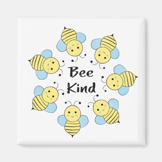 Bee Kind Bees Magnet (Vorne)