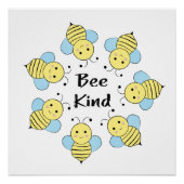 Bee Kind Bees Poster (Vorderseite)