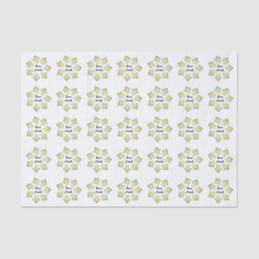 Bee Kind Bees Seidenpapier (Vorderseite)
