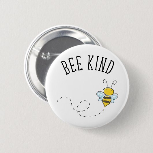 Bee Kind Button (Vorne & Hinten)