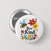 Bee Kind Button (Vorne & Hinten)
