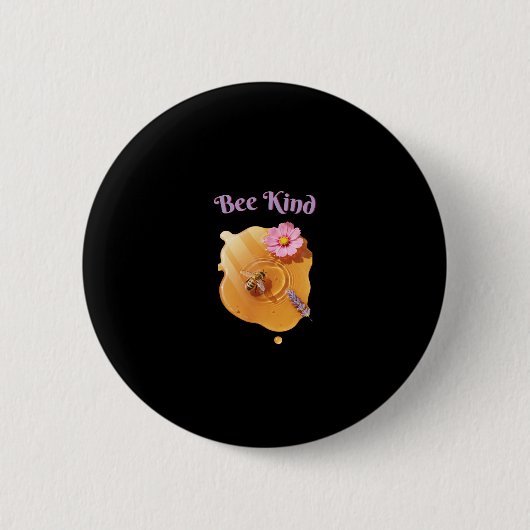 Bee Kind Button (Vorderseite)