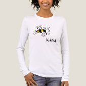 Bee Kind by Cussdum Designs Tri-Blend Shirt (Vorderseite)
