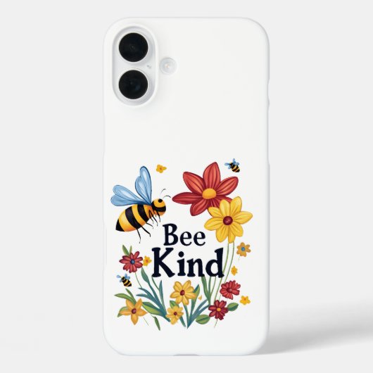 Bee Kind Case-Mate iPhone Hülle (Rückseite)