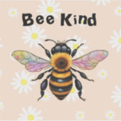 Bee Kind cut vinyl sticker (Vorderseite)