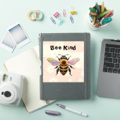 Bee Kind cut vinyl sticker (iPad Hülle)