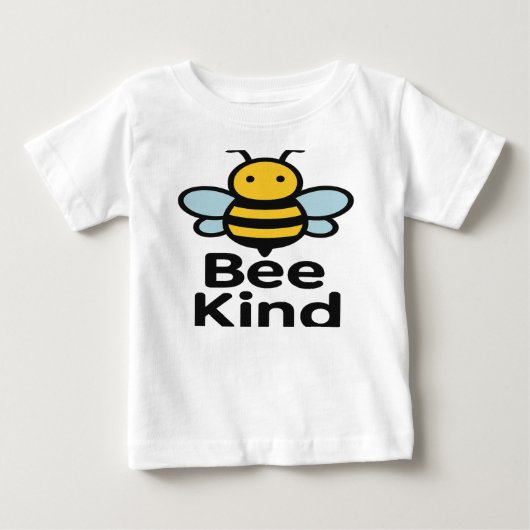 Bee Kind Cute Bee T-Shirt | Positives Grafik-Zitat (Vorderseite)