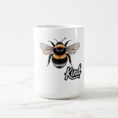 Bee Kind Cute Bumblebee Illustration - Inspiration Kaffeetasse (Mittel)