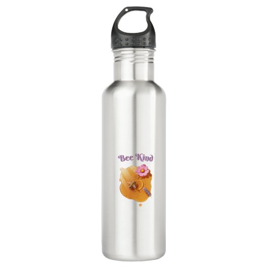 Bee Kind Edelstahlflasche (Vorderseite)