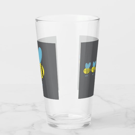 Bee Kind Gray Glas (Rechts)