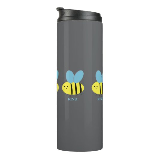 Bee Kind Gray Thermosbecher (Nach rechts gedreht)