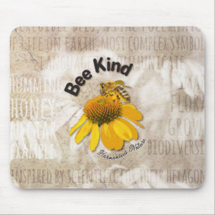 Bee Kind - Harmonious Nature Mousepad