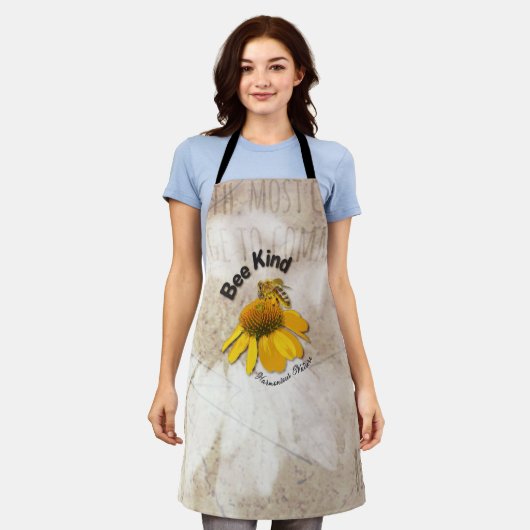 Bee Kind - Harmonische Natur Schürze (Getragen)