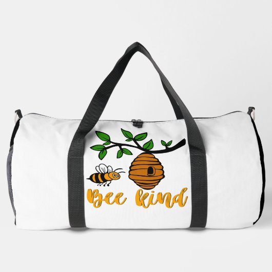 Bee Kind Hive Tree Duffle Bag (Rückseite)
