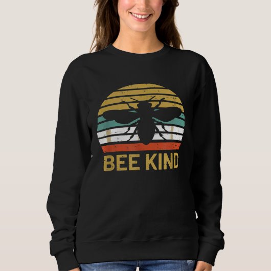 Bee Kind Honey Bewareness Sweatshirt (Vorderseite)