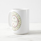 Bee Kind Hummel Personalisiert Kaffeetasse (Vorderseite Links)