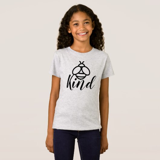 Bee Kind ist eine schöne Hummelgrafik T-Shirt (Vorne ganz)