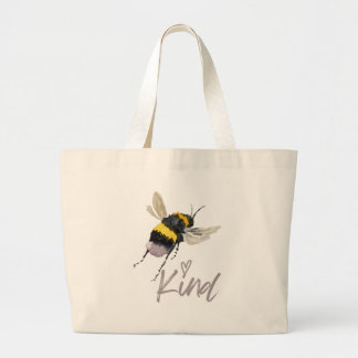 Bee Kind Jumbo Stoffbeutel
