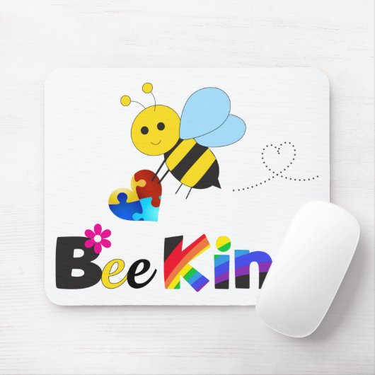 Bee Kind Mousepad (Mit Mouse)