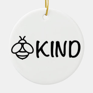 Bee Kind niedliche Bienendesign inspirierend Keramik Ornament