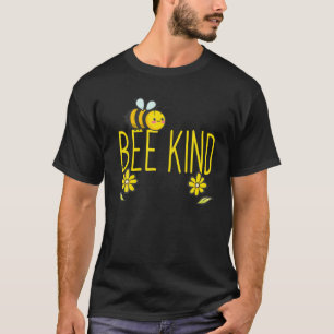 Bee Kind Niedliche Gelbe Bienenfreundlichkeit T-Shirt
