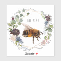 Bee Kind | Niedliches Zitat zu Hummeln