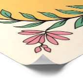 Bee Kind positive Bestätigung Inspiration Poster (Ecke)