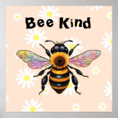 Bee Kind Poster (Vorne)