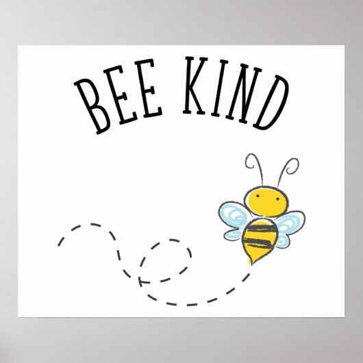 Bee Kind Poster (Vorne)