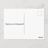 Bee Kind Postkarte (Rückseite)