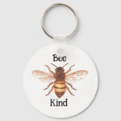 Bee Kind Schlüsselanhänger (Vorderseite)