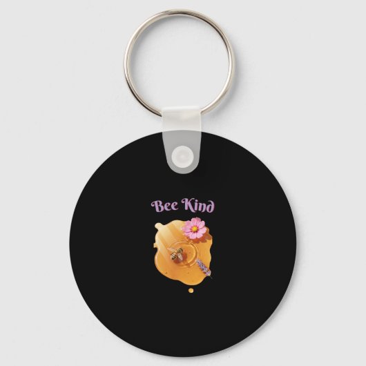 Bee Kind Schlüsselanhänger (Vorderseite)