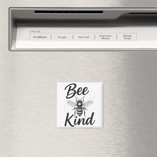 Bee Kind Sitive Quote Cute Funny Design For Kids  Magnet (In Situ (Geschirrspüler))