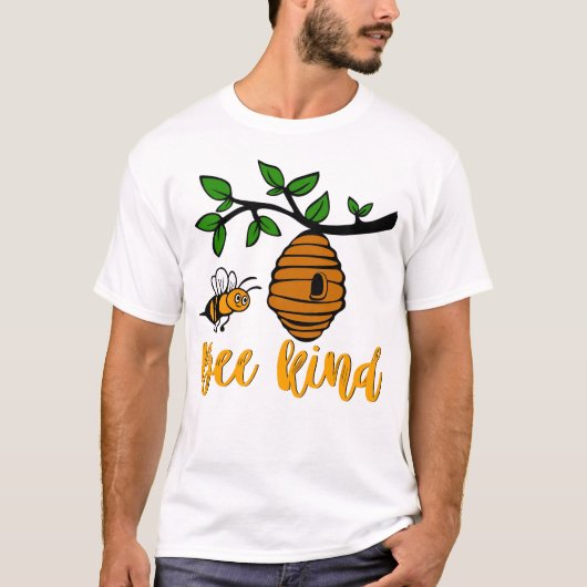 Bee Kind Skep Branch T-Shirt (Vorderseite)