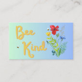 Bee Kind Telefonnummerkarte (Vorderseite)
